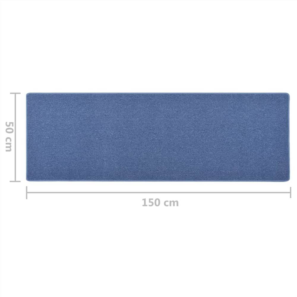 Carpet Runner Blue 50x150 cm