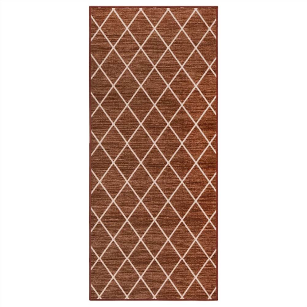 

Carpet Runner Dark Brown 80x250 cm