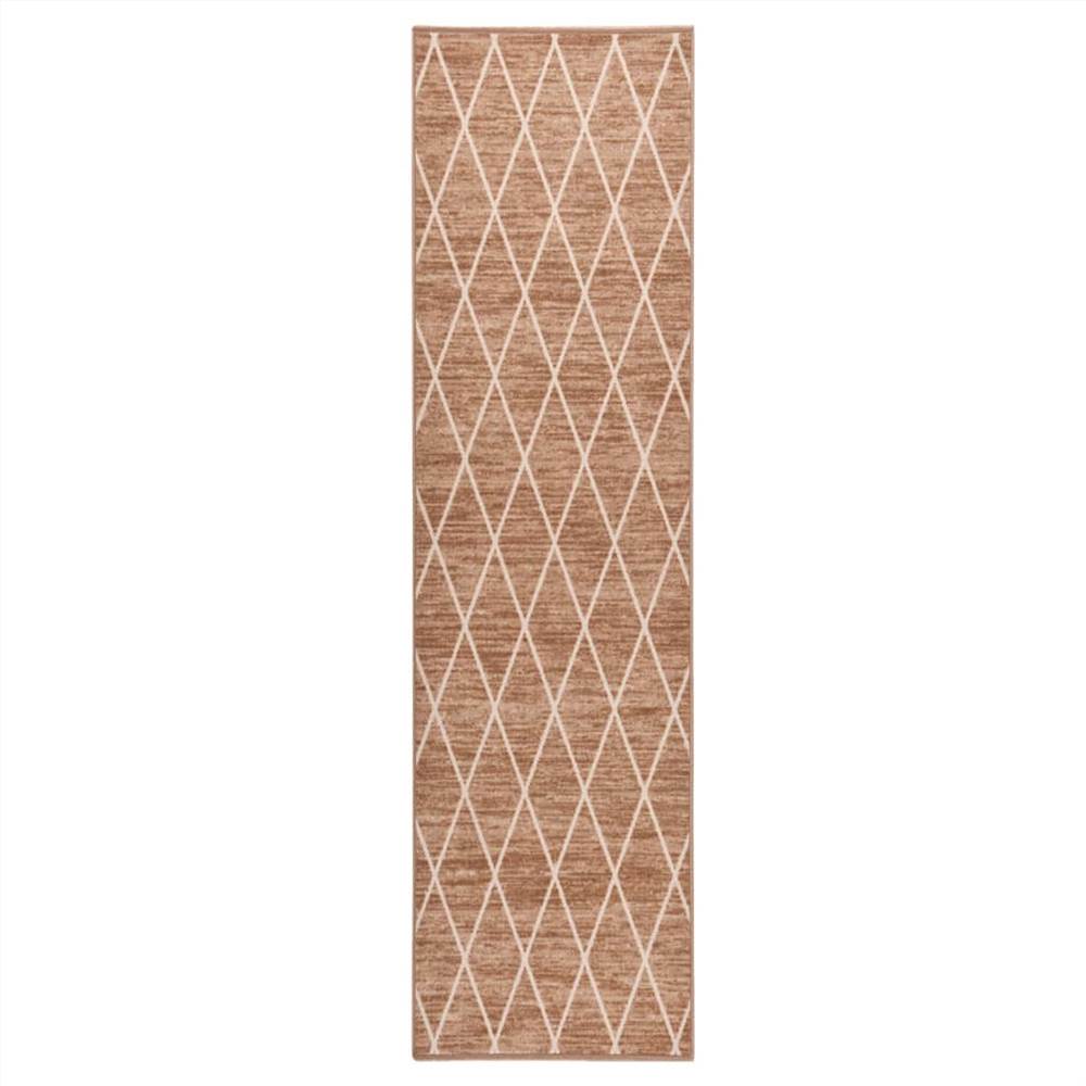 

Carpet Runner Light Brown 80x500 cm