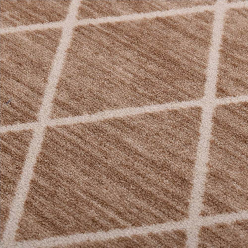 Carpet Runner Light Brown 80x600 cm