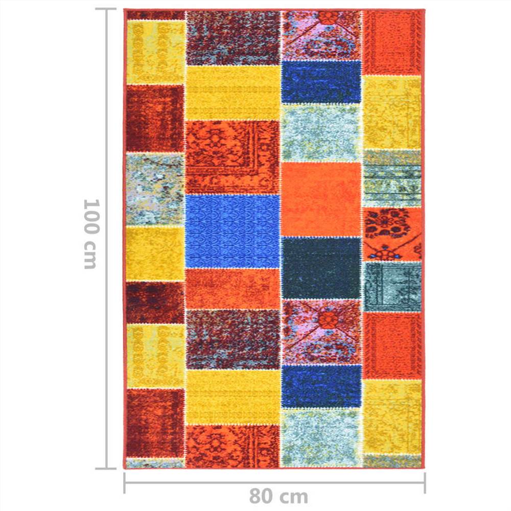 Carpet Runner Multicolour 80x100 cm