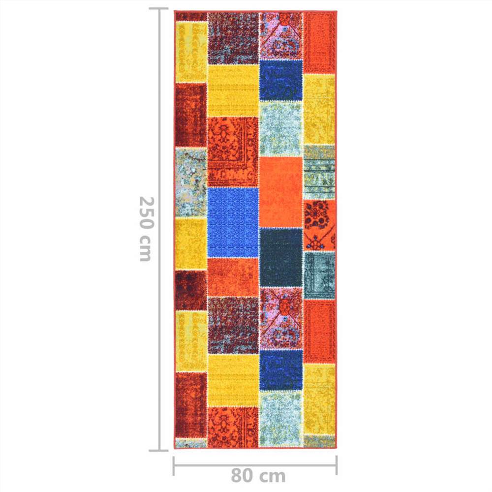 Carpet Runner Multicolour 80x250 cm