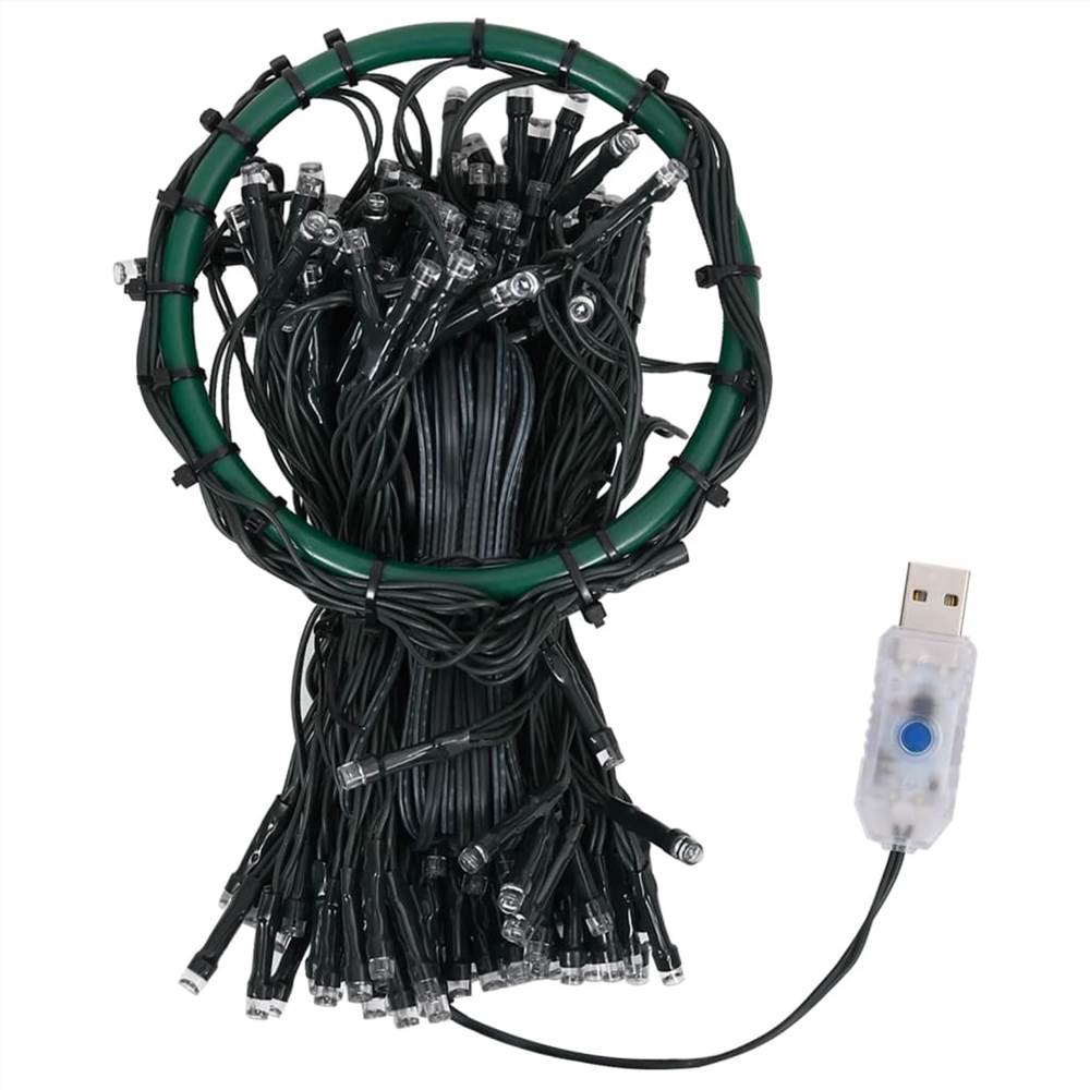 Christmas Tree Net Lights with 210 LEDs IP44 Colourful 210 cm