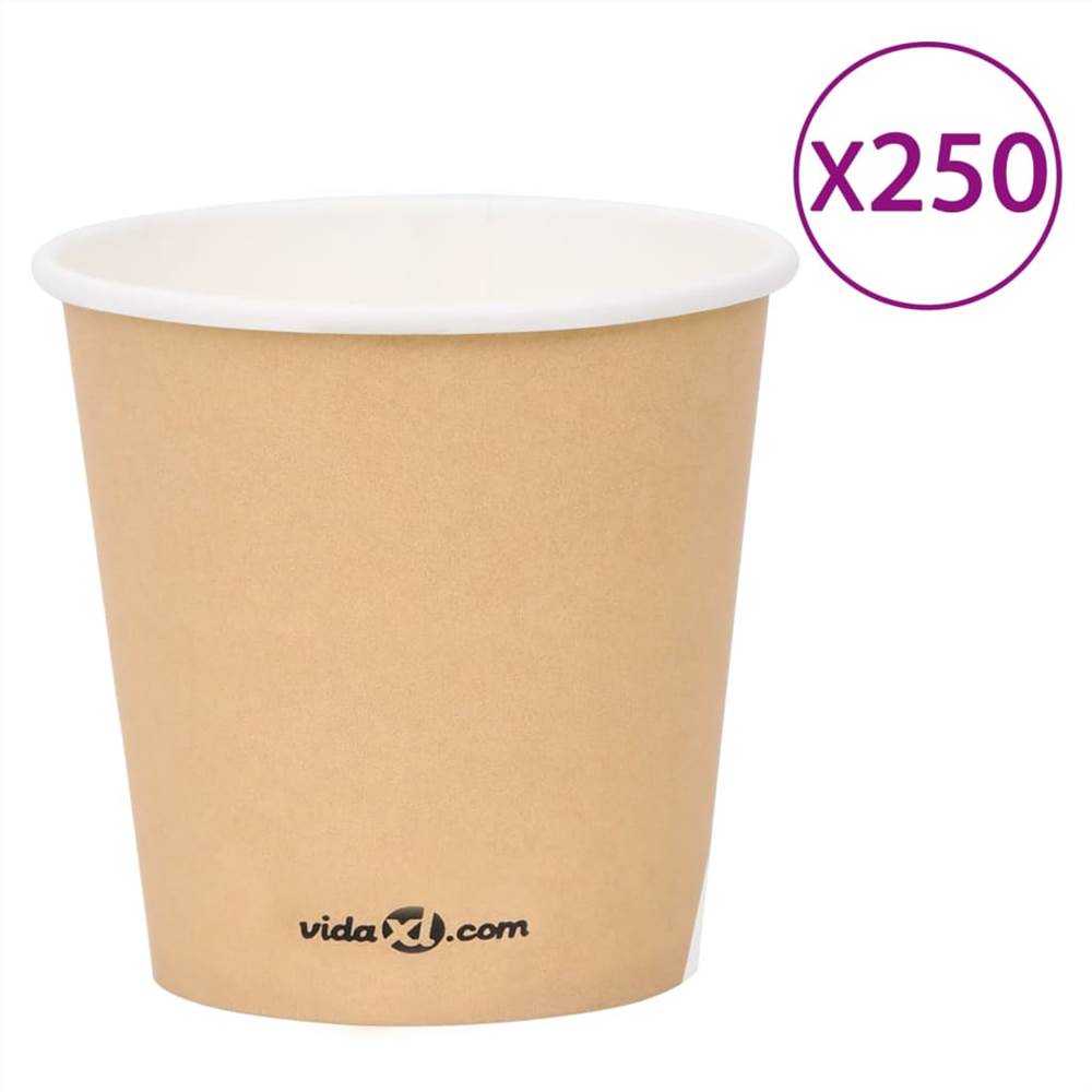 

Coffee Paper Cups 120 ml 250 pcs Brown