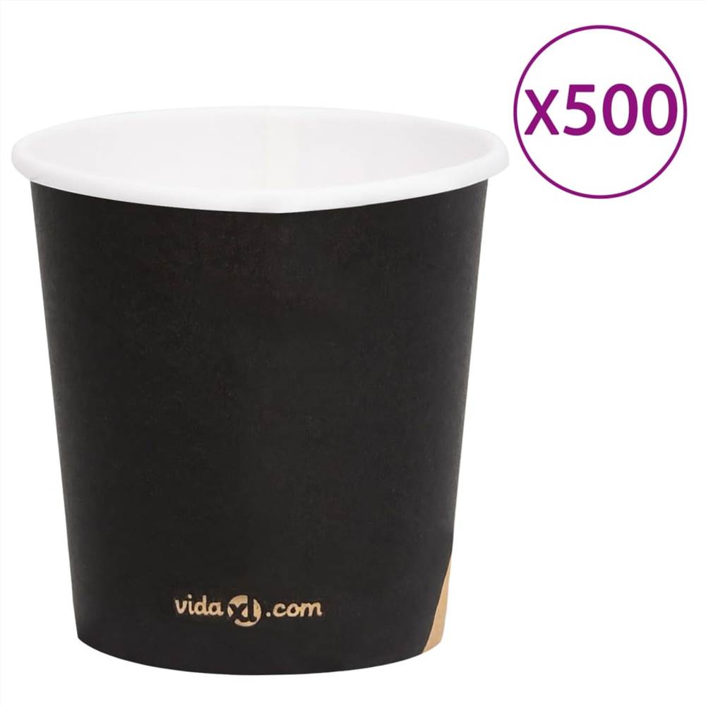 

Coffee Paper Cups 120 ml 500 pcs Black