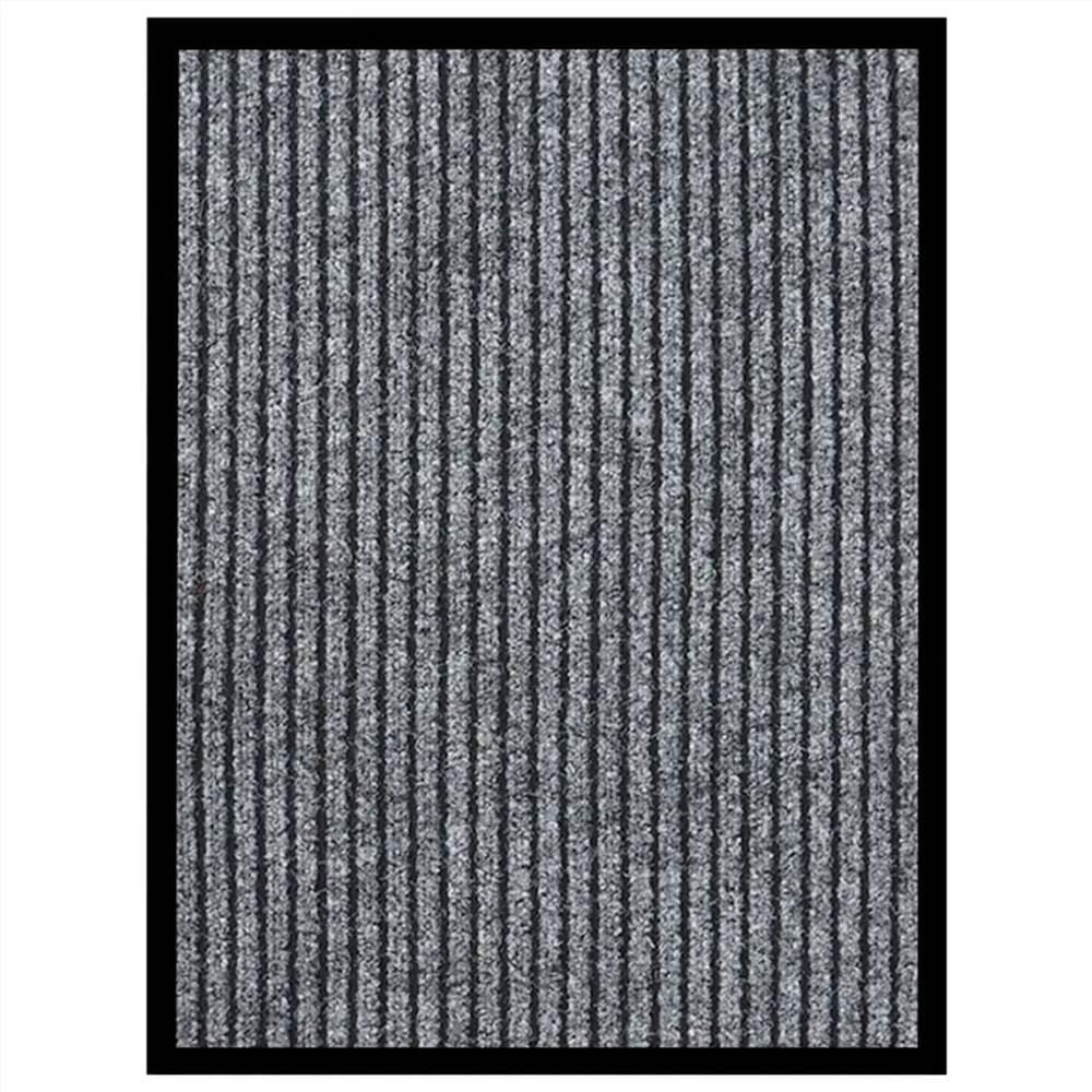 שטיח דלת פסים אפור 40X60 ס"מ