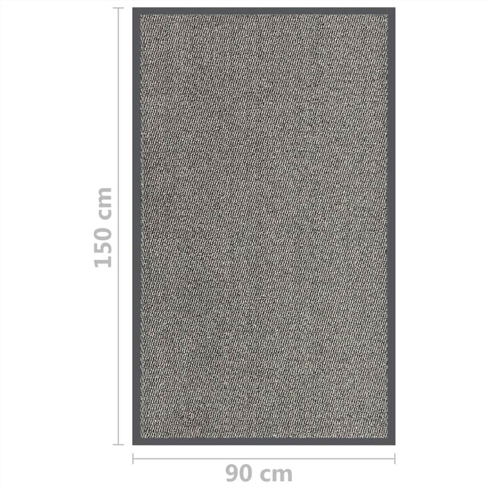 Doormat Tufted 90x150 cm Light Brown