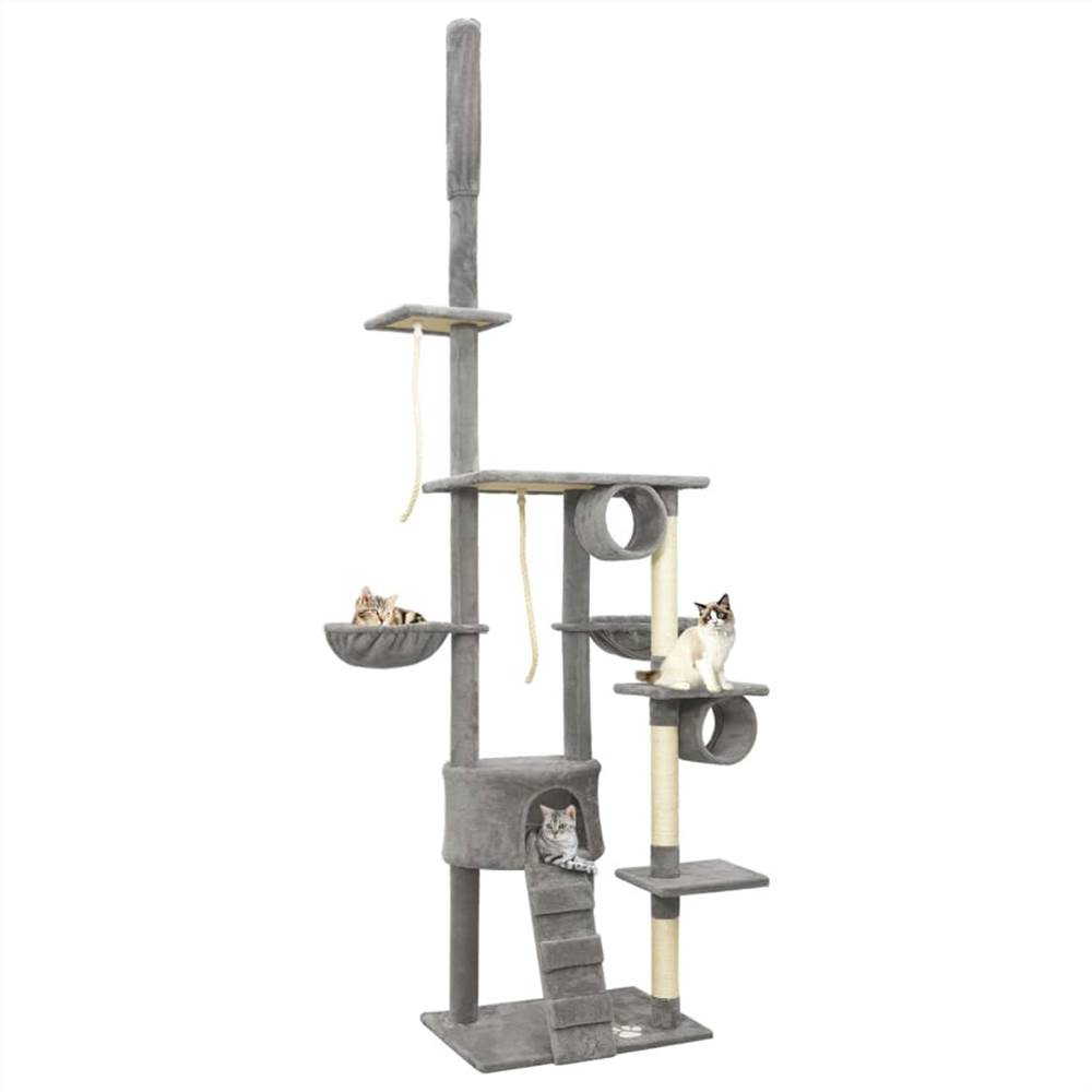 

Floor to Ceiling Cat Tree Grey 220-240 cm