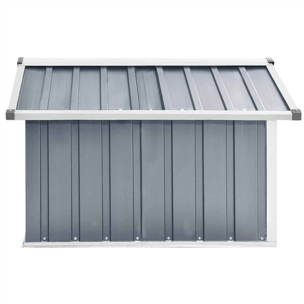 Garden Robot Lawnmower Shed 92x97x63 cm Galvanised Steel Grey