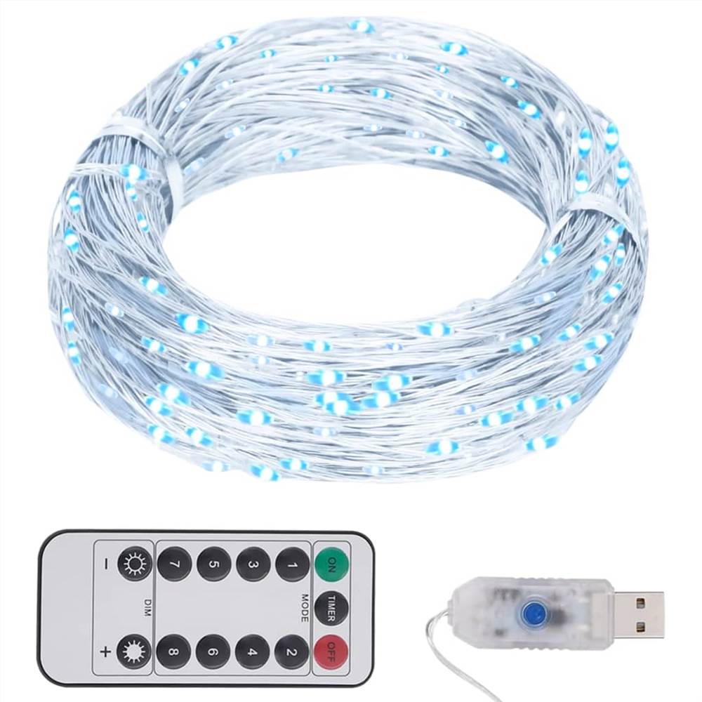

LED Micro Fairy String Lights 40m 400 LED Cold White 8 Function