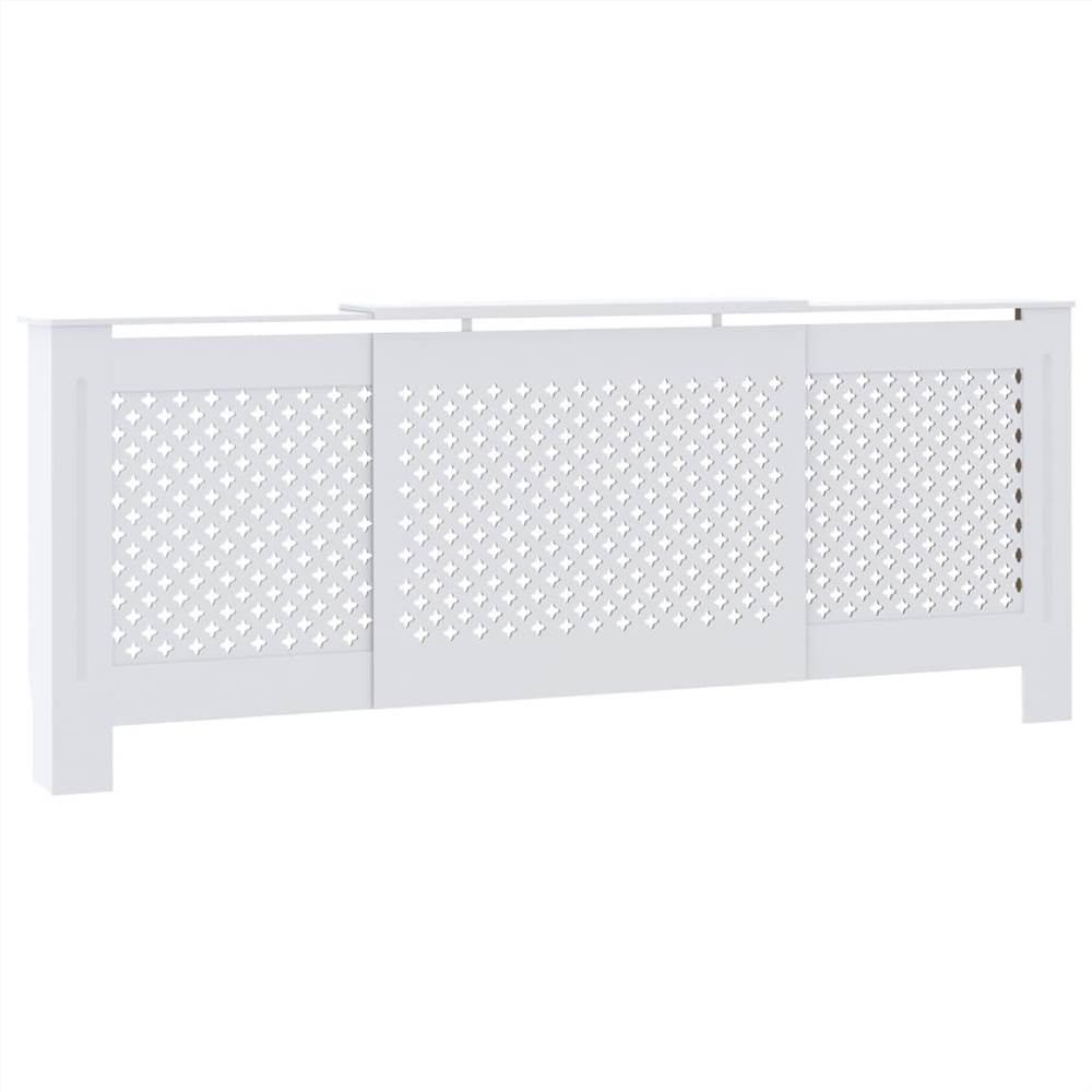 MDF Radiator Cover White 205 cm