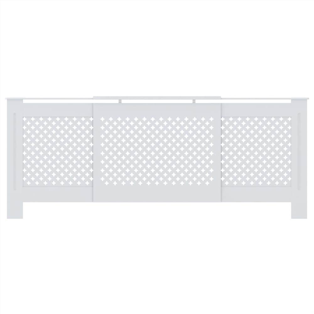 MDF Radiator Cover White 205 cm