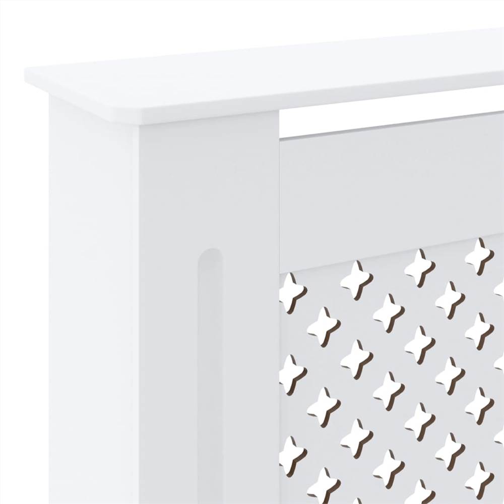 MDF Radiator Cover White 205 cm