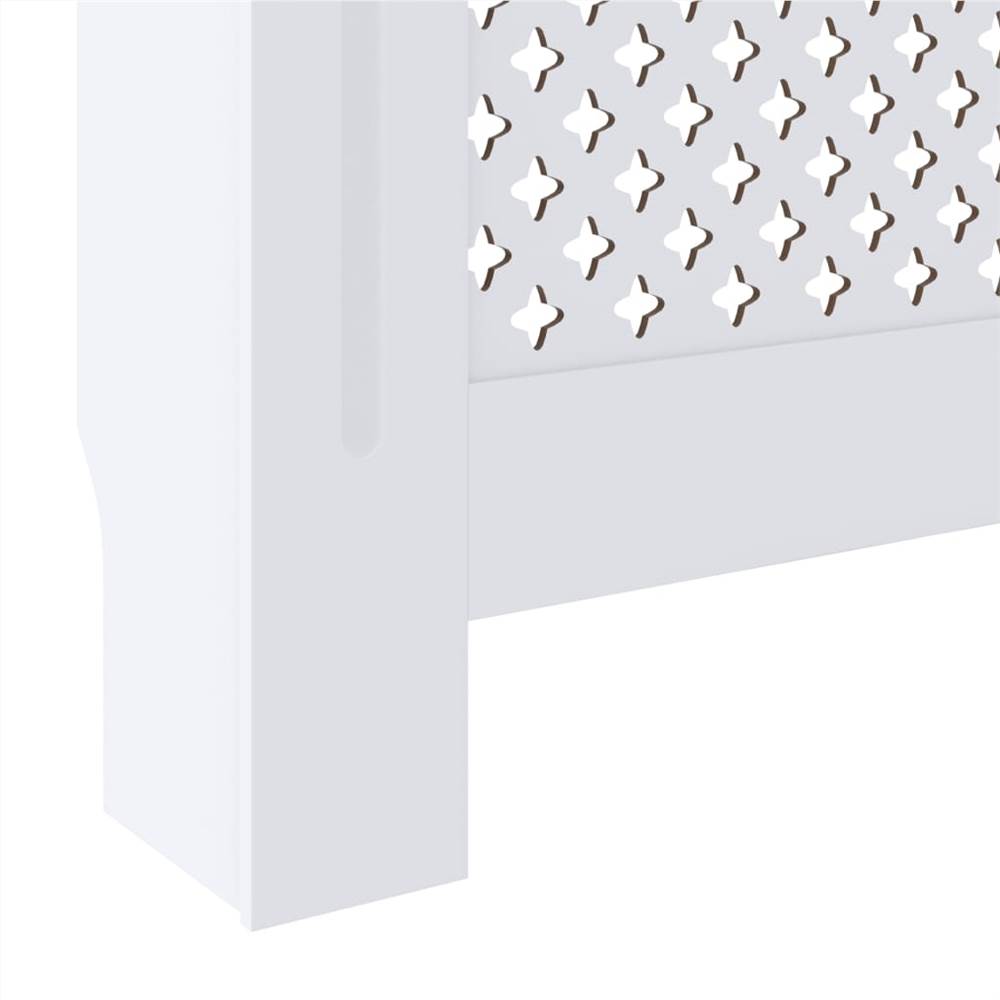 MDF Radiator Cover White 205 cm