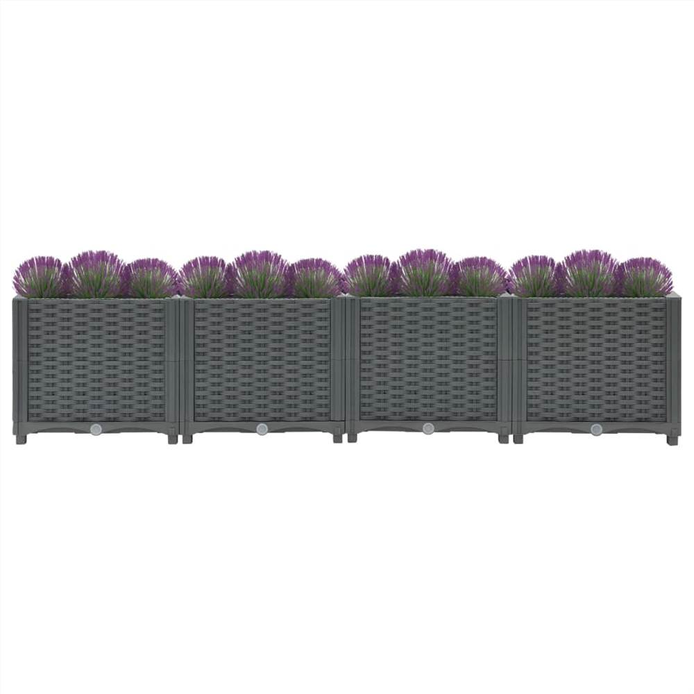 Raised Bed 160x40x38 cm Polypropylene