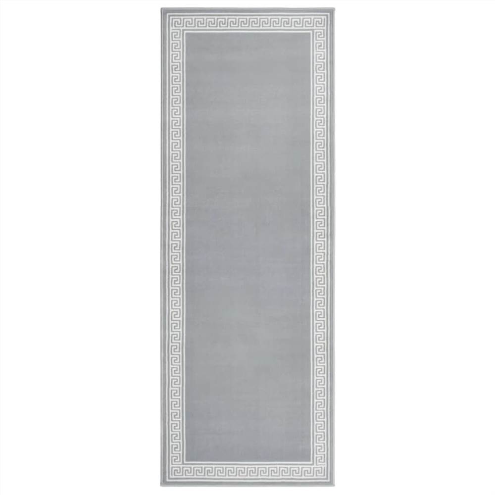 

Runner Rug BCF Grey with Motif 60x150 cm