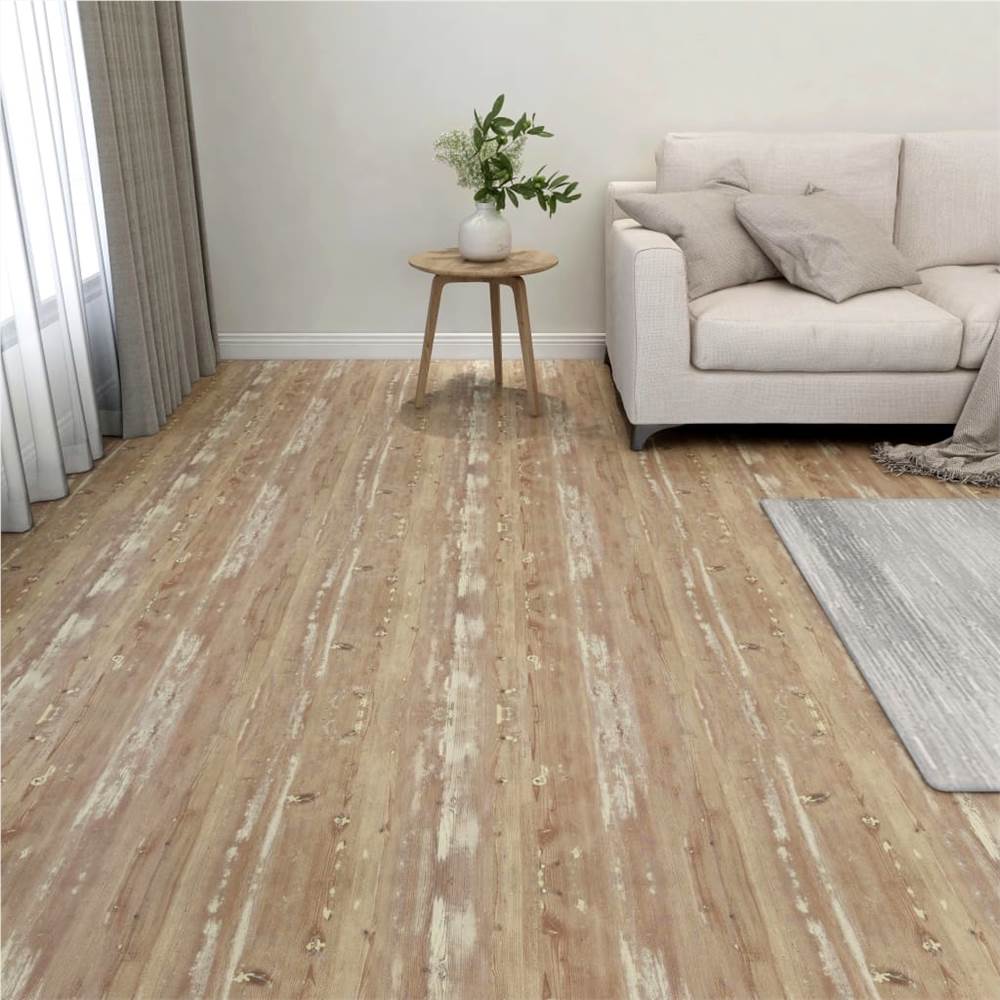 

Self-adhesive Flooring Planks 20 pcs PVC 1.86 m² Brown