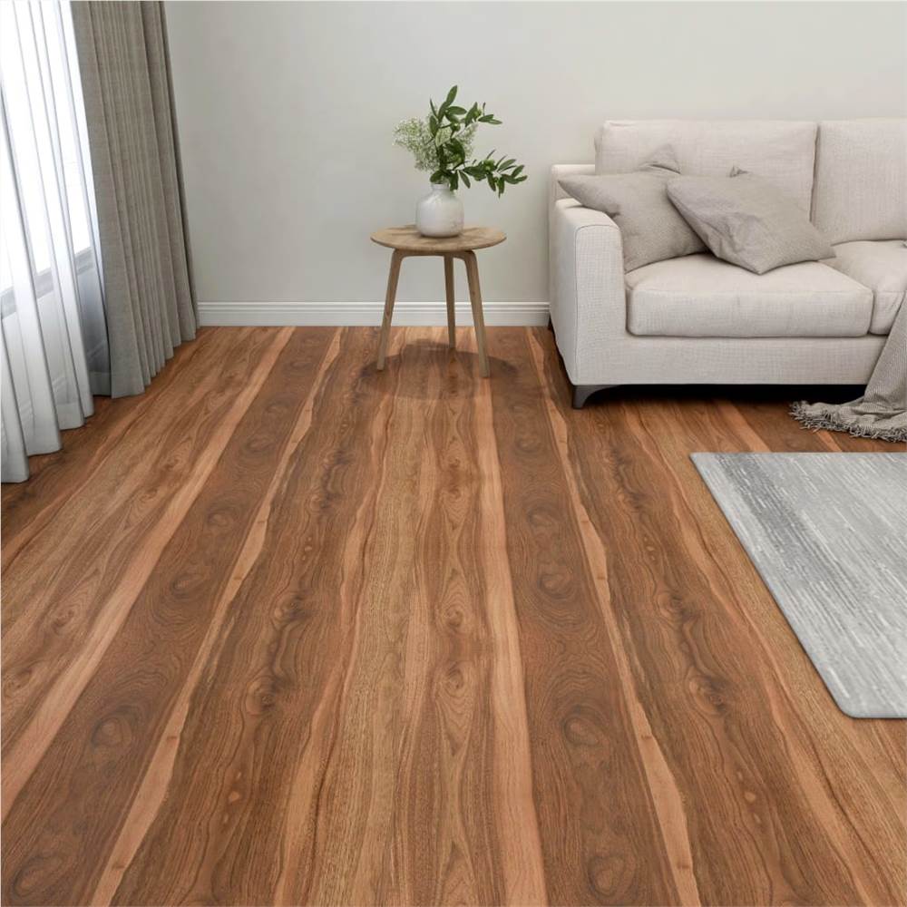 

Self-adhesive Flooring Planks 20 pcs PVC 1.86 m² Brown