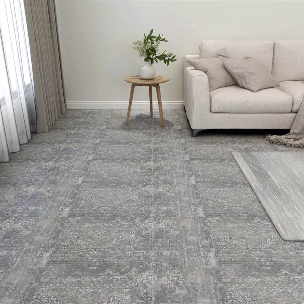 

Self-adhesive Flooring Planks 20 pcs PVC 1.86 m² Concrete Grey