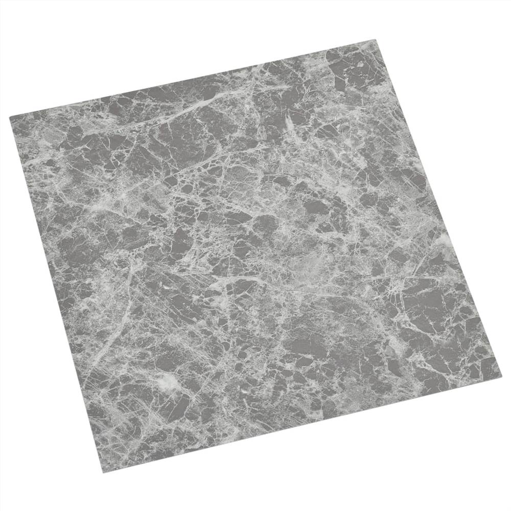 Self-adhesive Flooring Planks 20 pcs PVC 1.86 m² Concrete Grey
