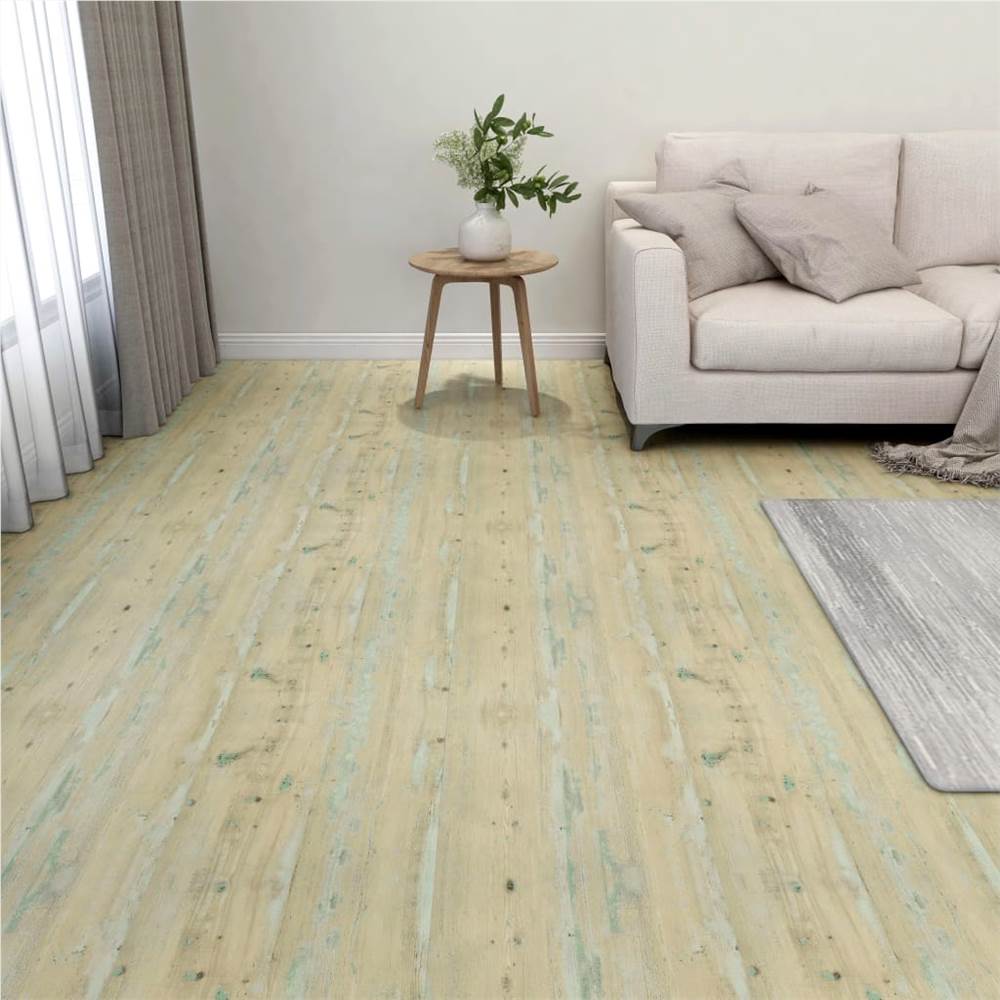 

Self-adhesive Flooring Planks 20 pcs PVC 1.86 m² Light Brown