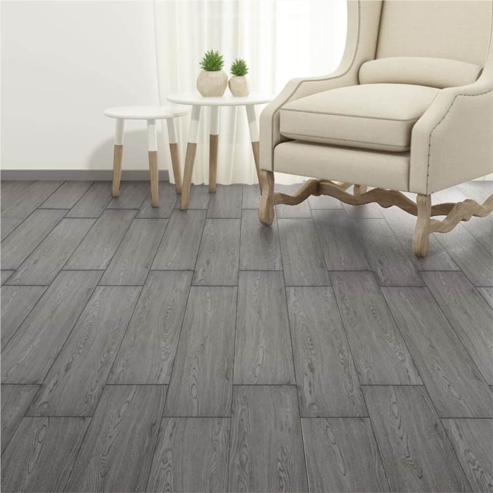 

Self-adhesive PVC Flooring Planks Dark Grey
