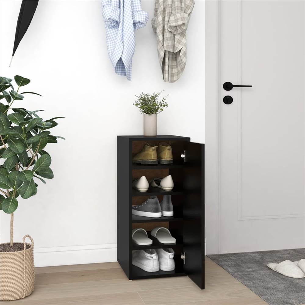 

Shoe Cabinet Black 32x35x70 cm Chipboard