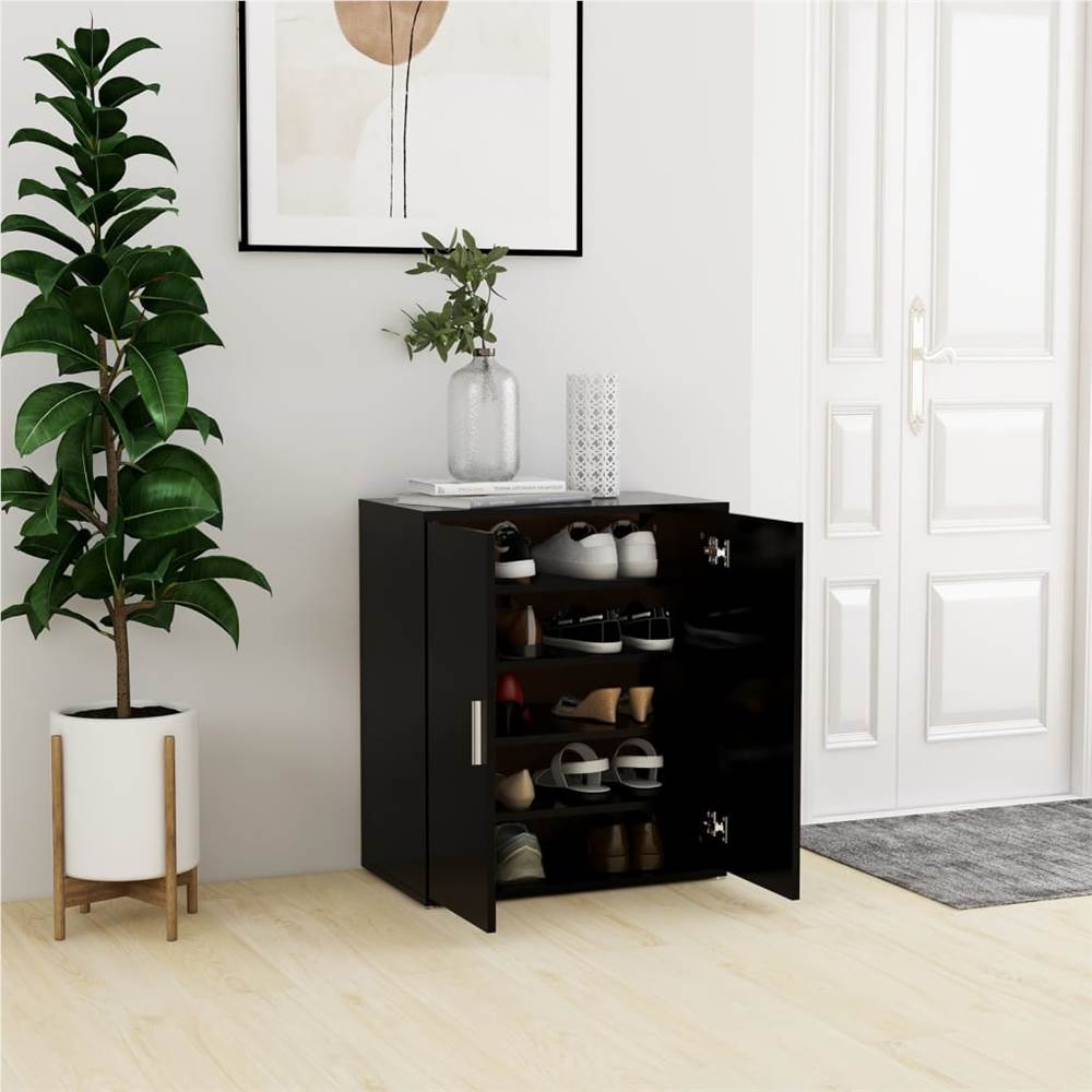 

Shoe Cabinet Black 60x35x70 cm Chipboard