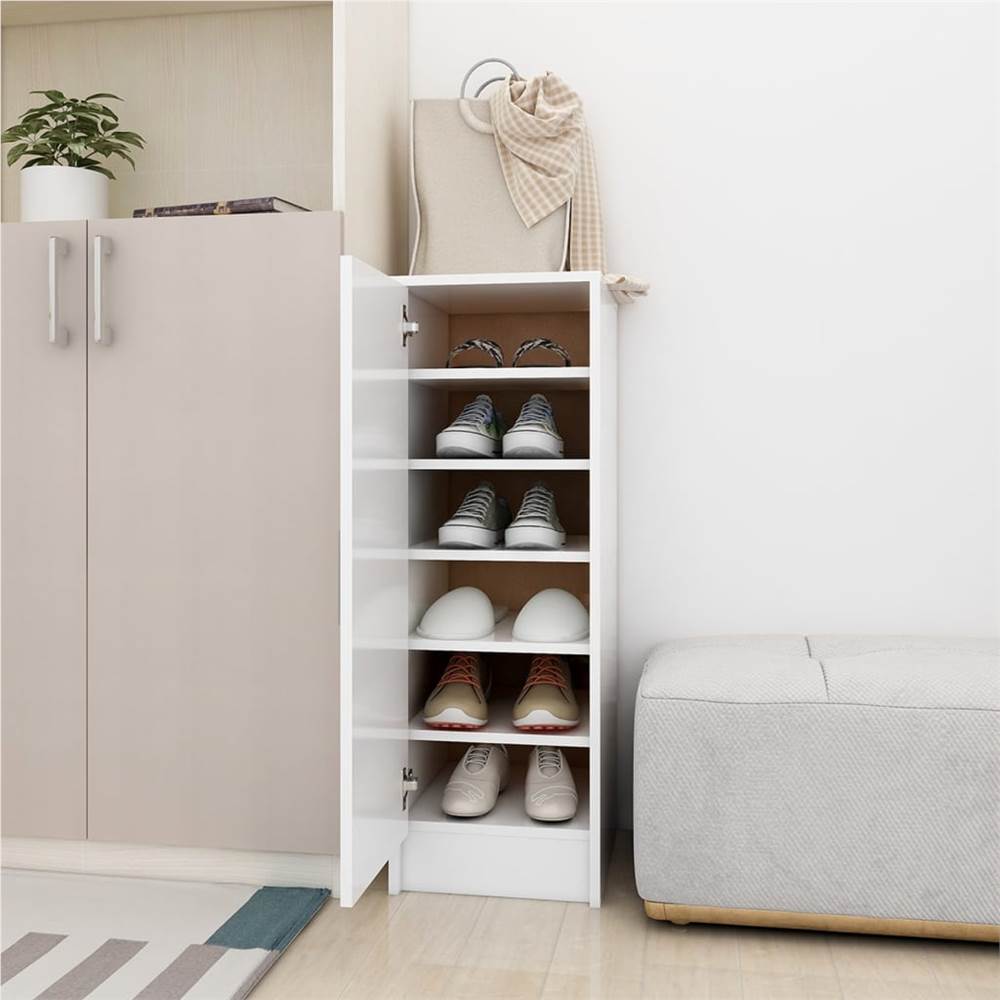 

Shoe Cabinet White 32x35x92 cm Chipboard
