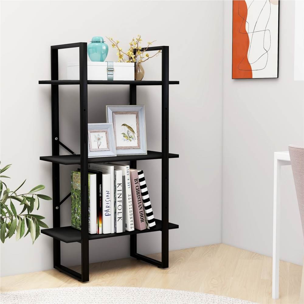 Storage Shelf Black 60x30x105 cm Chipboard