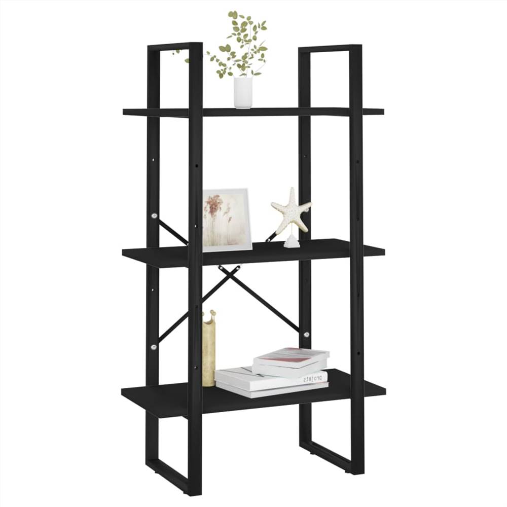 Storage Shelf Black 60x30x105 cm Chipboard