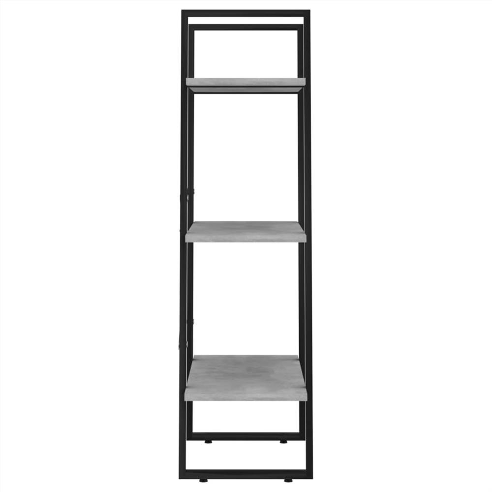 Storage Shelf Concrete Grey 60x30x105 cm Chipboard