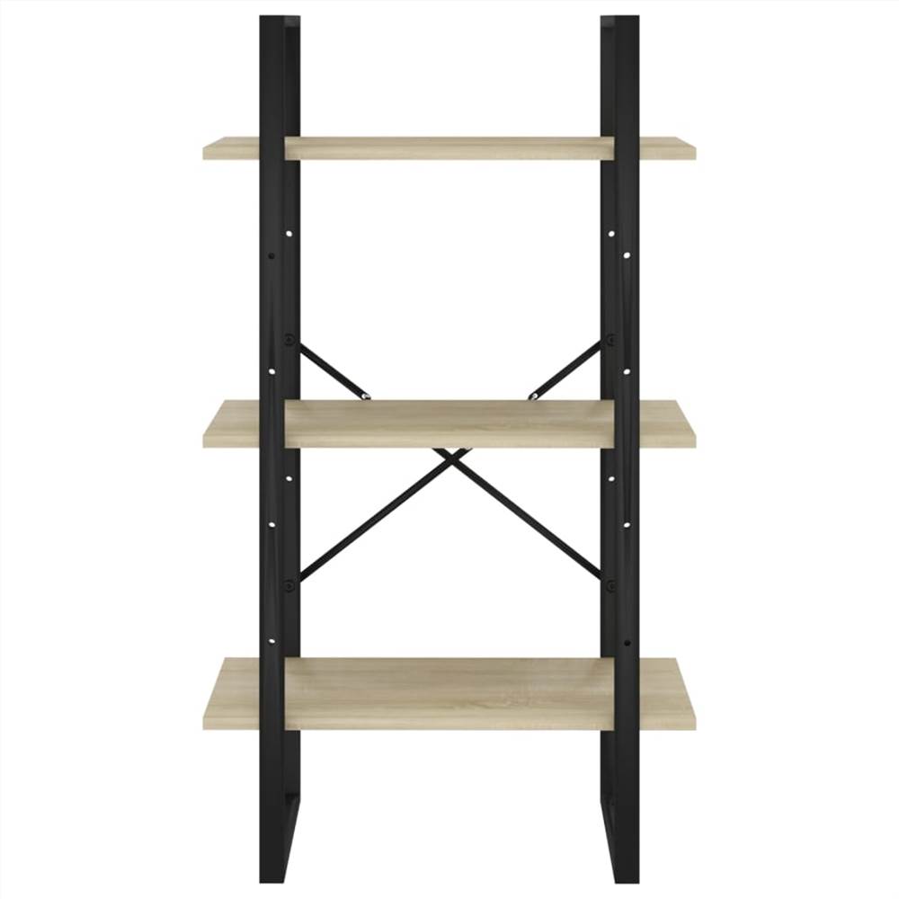 Storage Shelf Sonoma Oak 60x30x105 cm Chipboard