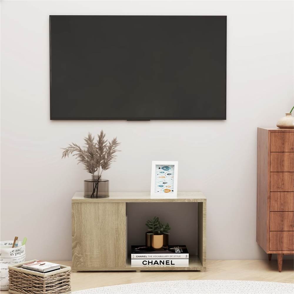 

TV Cabinet Sonoma Oak 60x24x32cm Chipboard