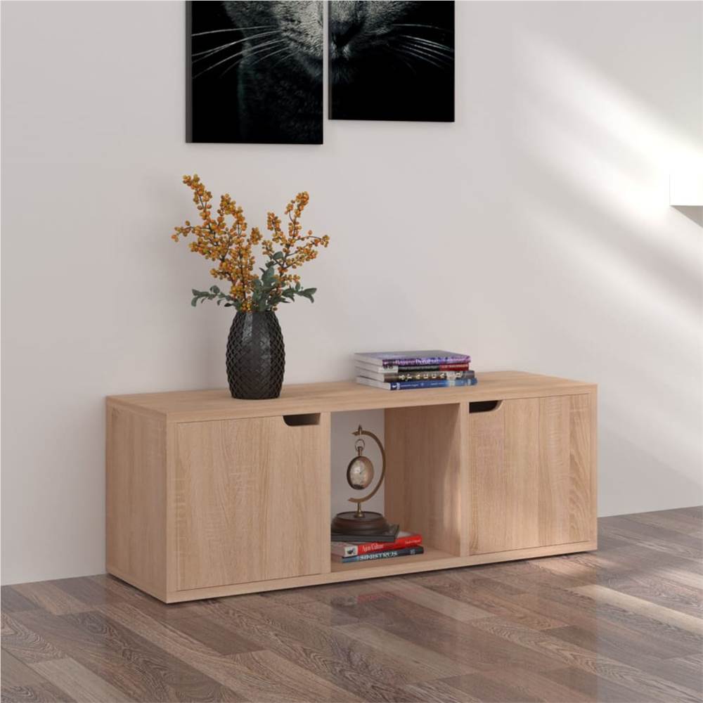 

TV Cabinet Sonoma Oak 88.5x27.5x30.5 cm Chipboard