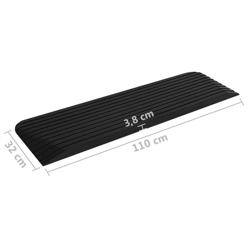 Threshold Ramps 2 pcs 110x32x3.8 cm Rubber