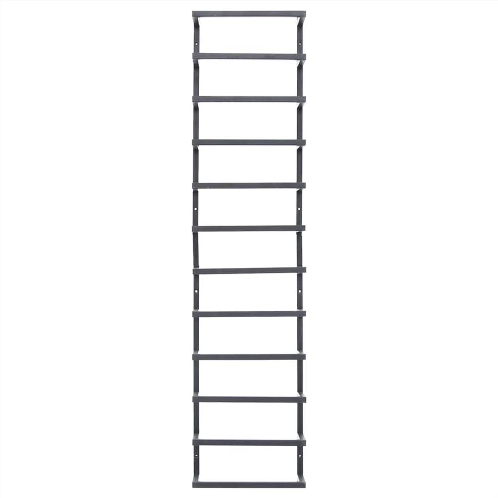 Towel Rack Black 24x12x96 cm Steel