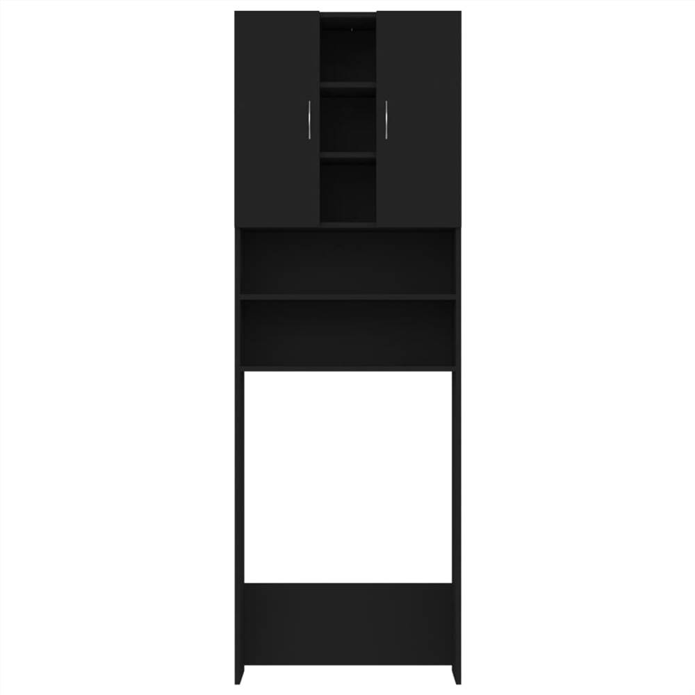 Best reviews of π Washing Machine Cabinet Black 64x25.5x190 cm π 19 Washing Machine Cabinet Black 64x25.5x190 cm