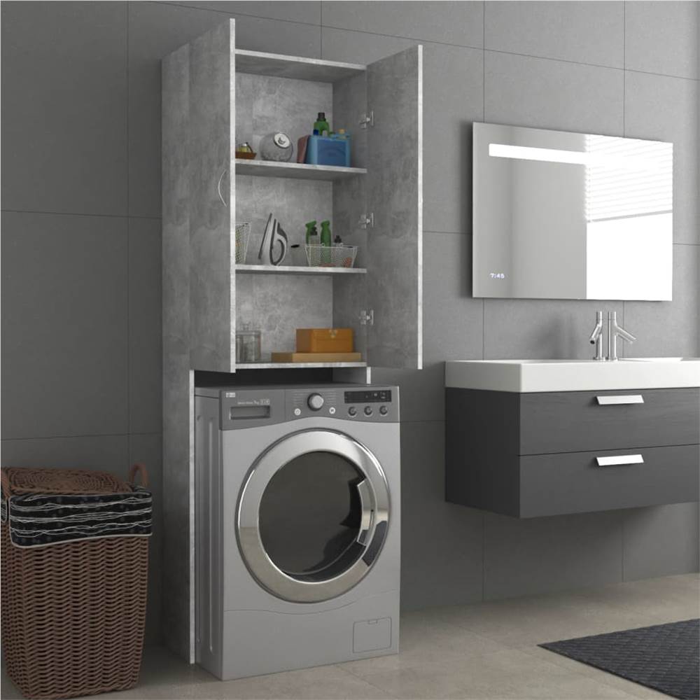 Best reviews of β€οΈ Washing Machine Cabinet Concrete Grey 64x25.5x190 cm π 17 Washing Machine Cabinet Concrete Grey 64x25.5x190 cm