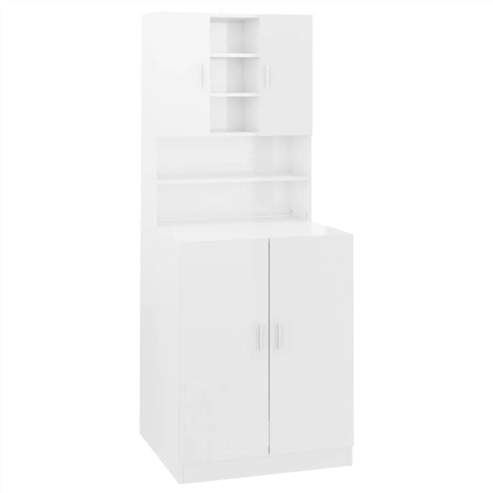 Washing Machine Cabinet High Gloss White