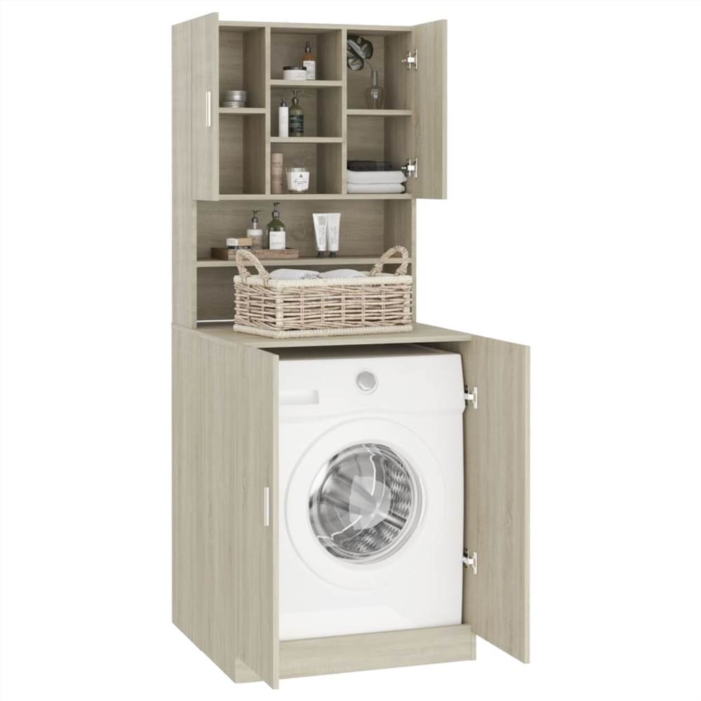 Buy ❤️ Washing Machine Cabinet Sonoma Oak ⌛ 17 Washing Machine Cabinet Sonoma Oak