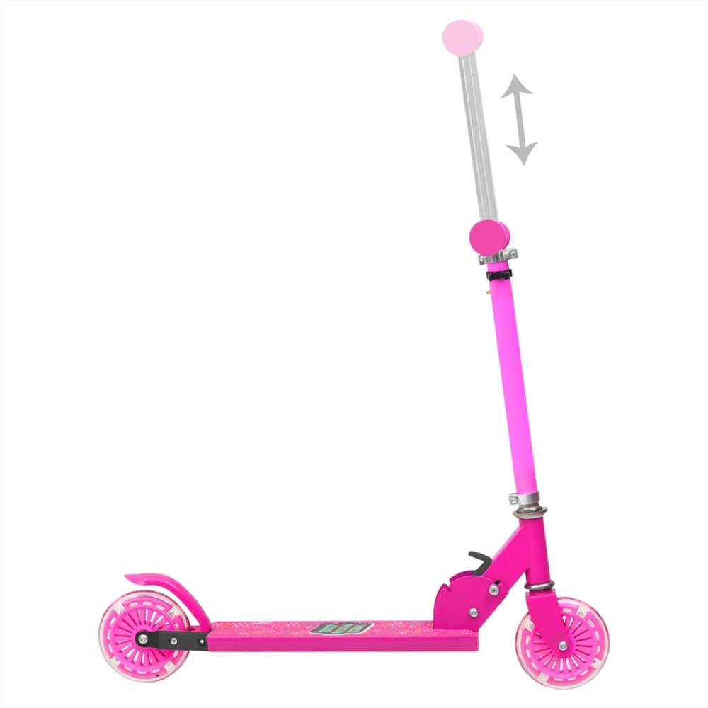 2-Wheel Children Scooter with Adjustable Aluminium Handlebar Pink 18 2-Wheel Children Scooter with Adjustable Aluminium Handlebar Pink