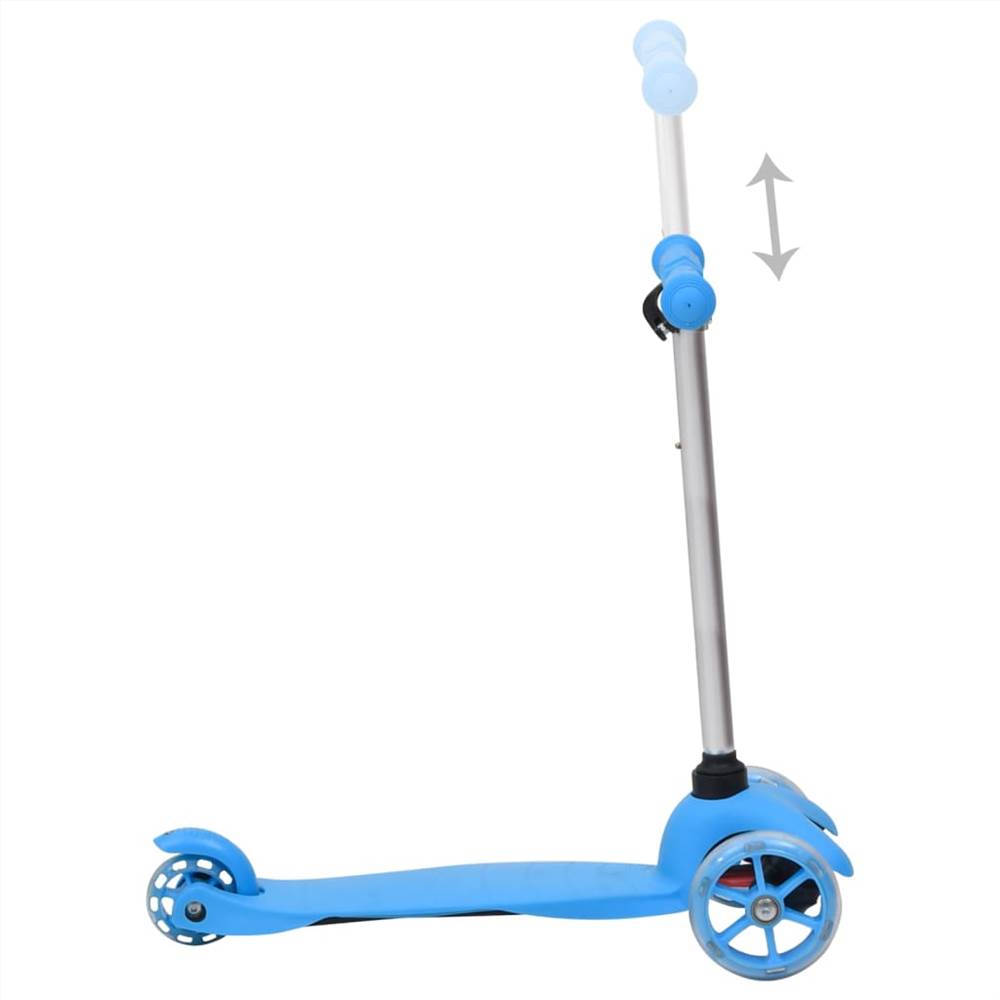 3-Wheel Children Scooter with Adjustable Aluminium Handlebar Blue