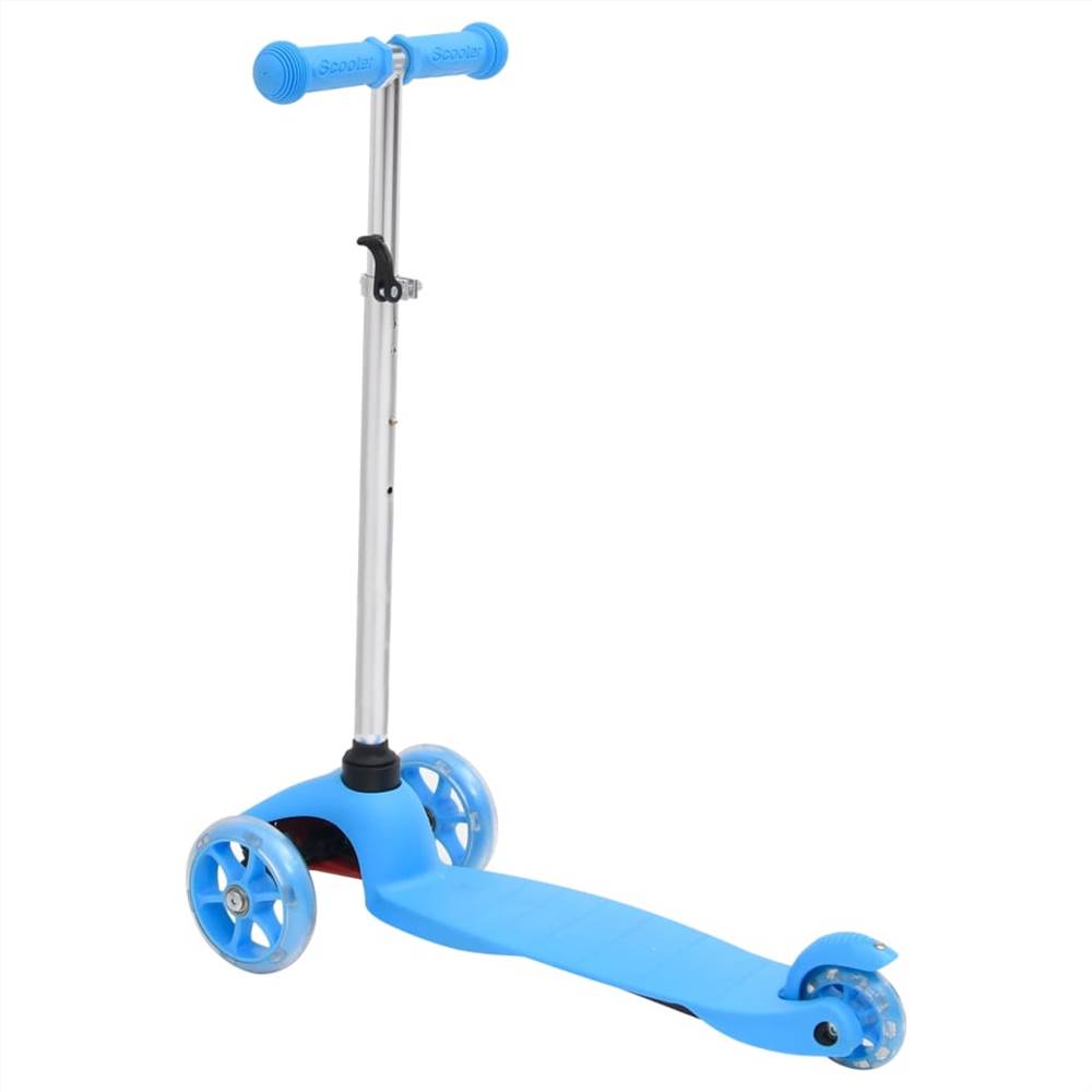 3-Wheel Children Scooter with Adjustable Aluminium Handlebar Blue