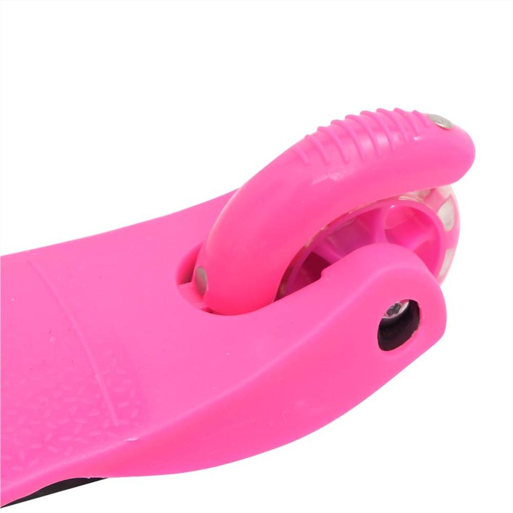 3-Wheel Children Scooter with Adjustable Aluminium Handlebar Pink