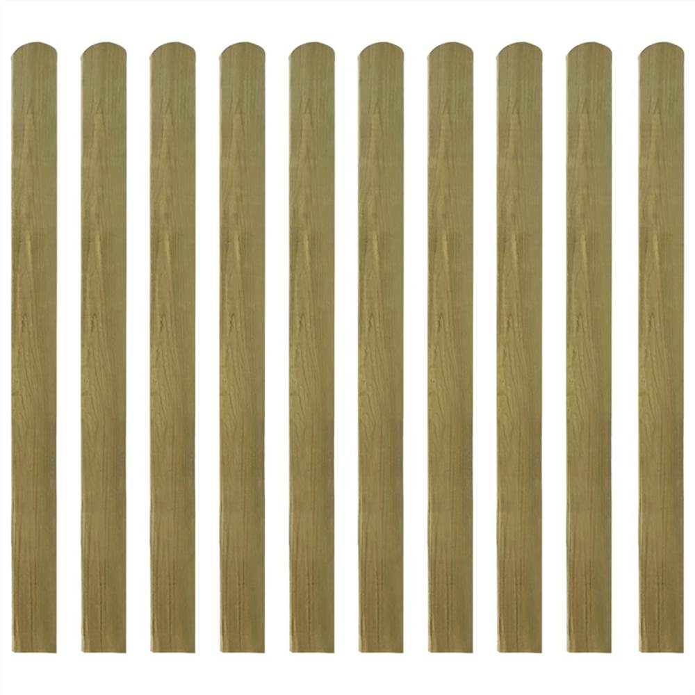 

30 pcs Impregnated Fence Slats Wood 120 cm