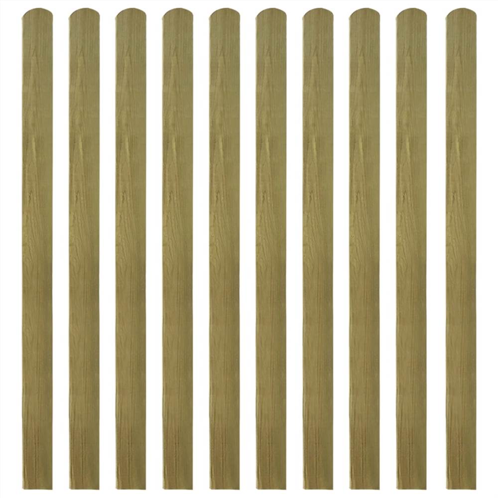 

30 pcs Impregnated Fence Slats Wood 140 cm