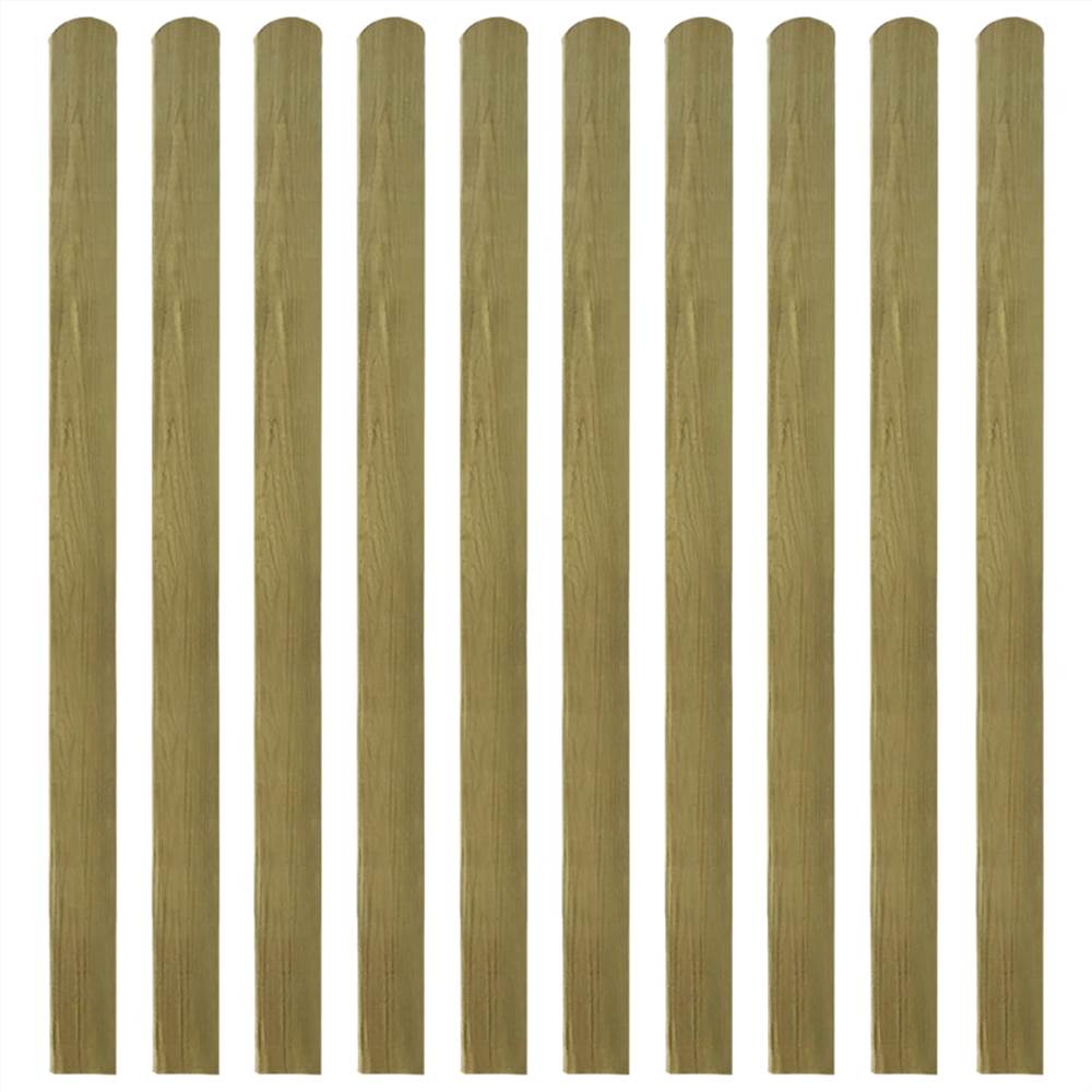 30 pcs Impregnated Fence Slats Wood 140 cm