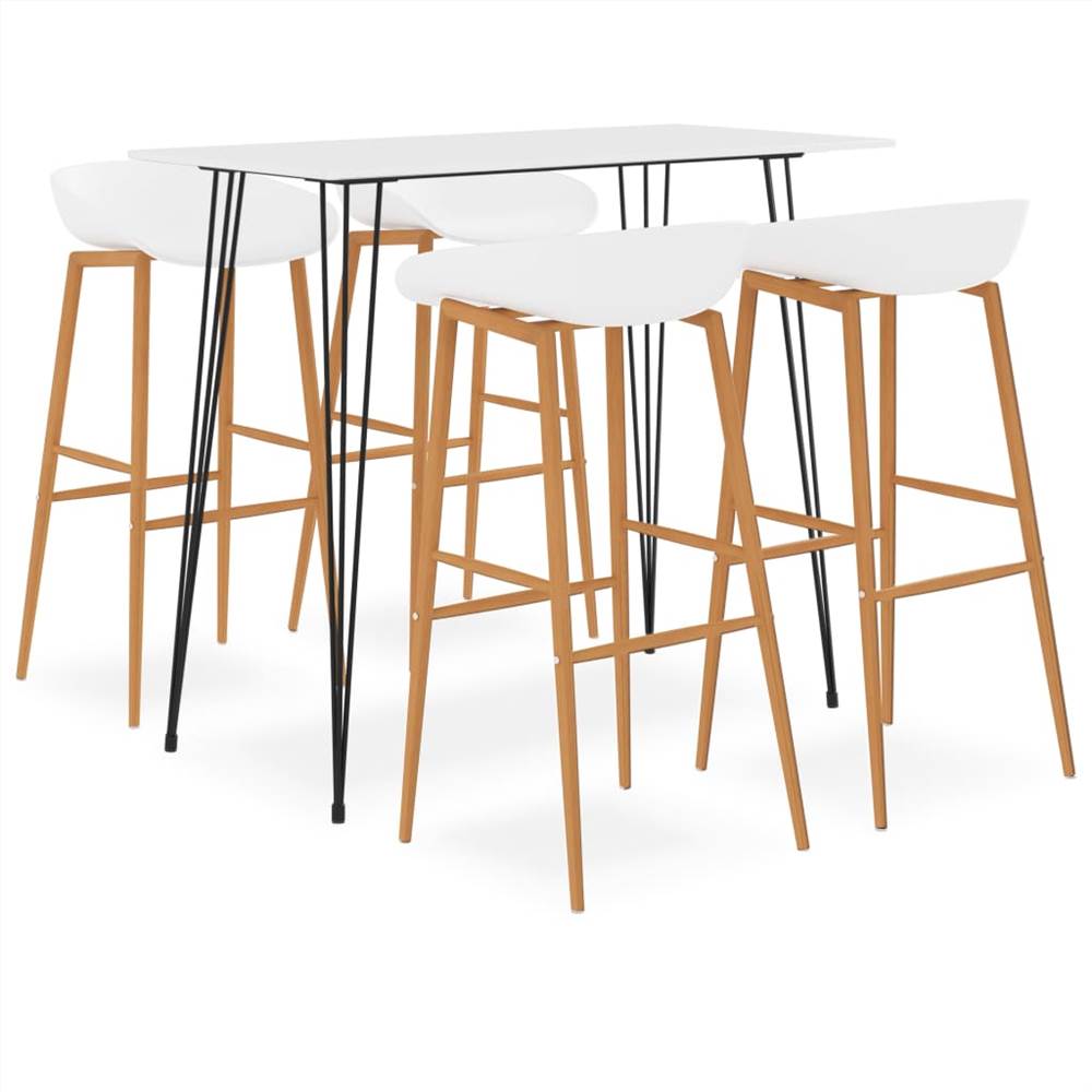 

5 Piece Bar Set White