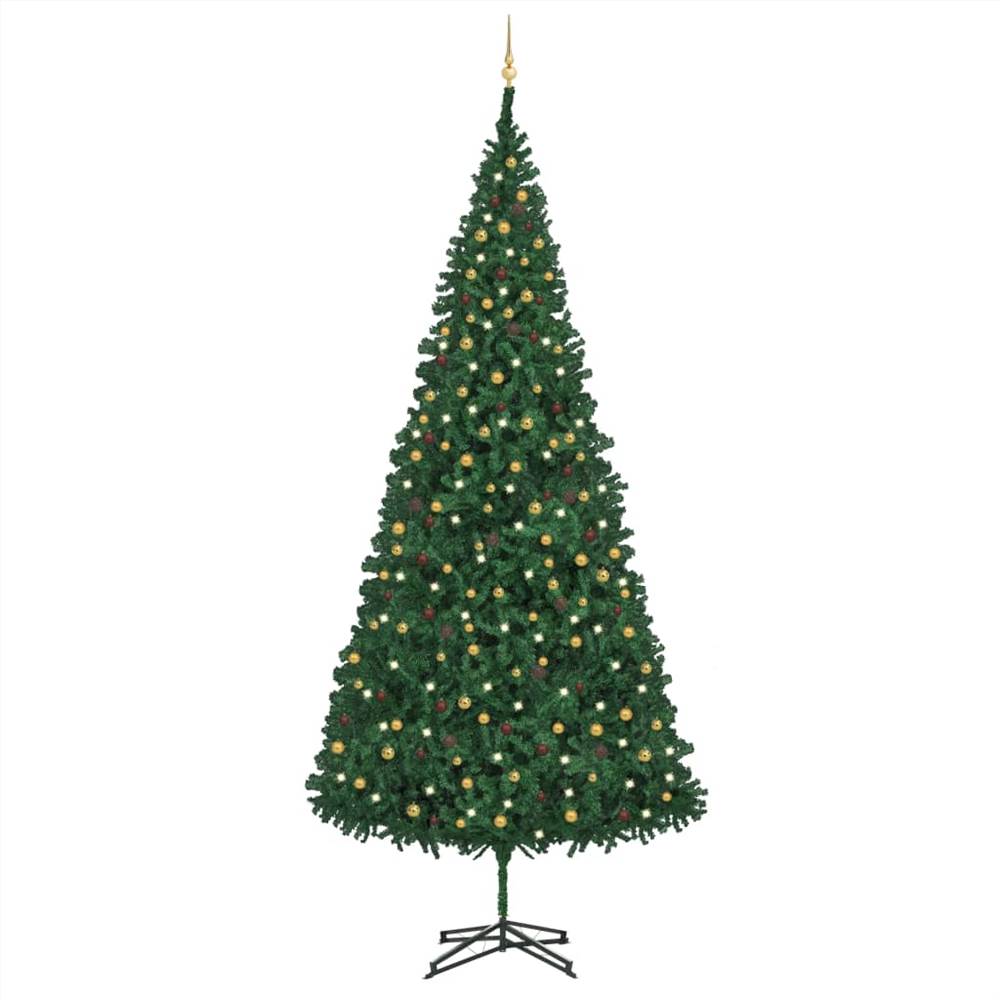

Artificial Christmas Tree with LEDs&Ball Set 500 cm Green